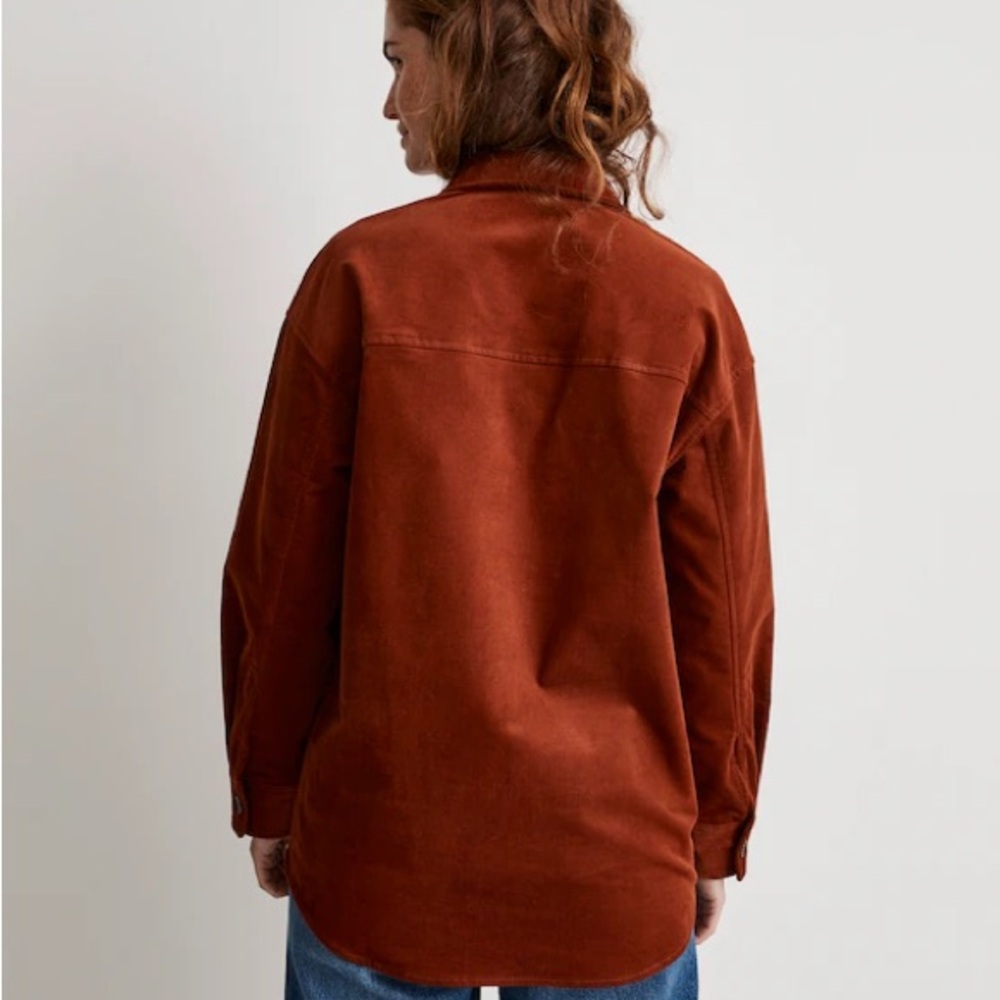 Madewell Women's Small Corduroy Twill Oversized Shirt-Jacket - Picture 3 of 6
